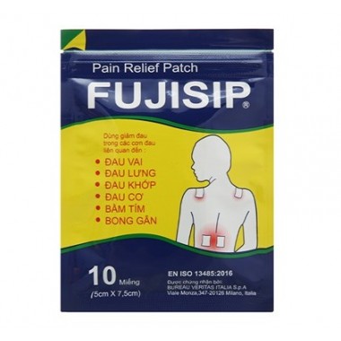  Fujisip пластырь обезболивающий для тела (10 шт 5 см*7,5 см)