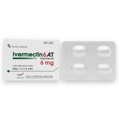 Ивермектин Vien Nen Bao Phim (4 шт/6мг)
