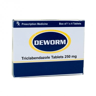 Deworm Triclabendazole от гельминтов (4 шт * 250 мг)