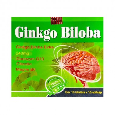 Гинкго Билоба (ginkgo biloba 240 mg) 100 капсул Вьетнам