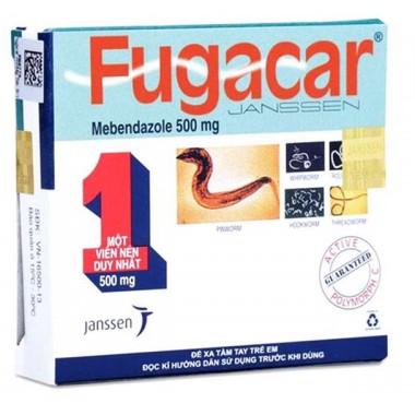 Fugacar от глистов и паразитов (1 таб)