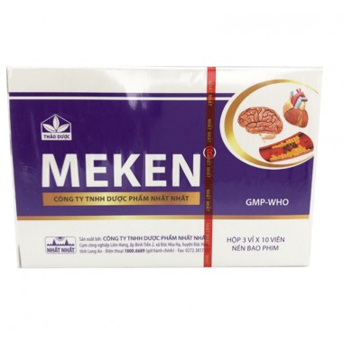 Препарат Meken для лечения после инсульта (3х10 шт)