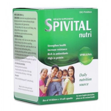 Spivital Nutri спирулина в капсулах (100 шт)