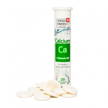 Swiss Energy Calcium + D3 шипучие таблетки