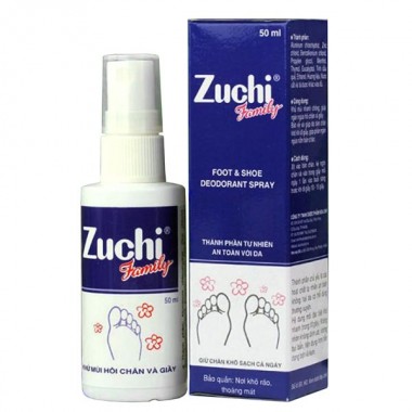 Дезодорант-спрей для ног и обуви Zuchi Family (50 мл)