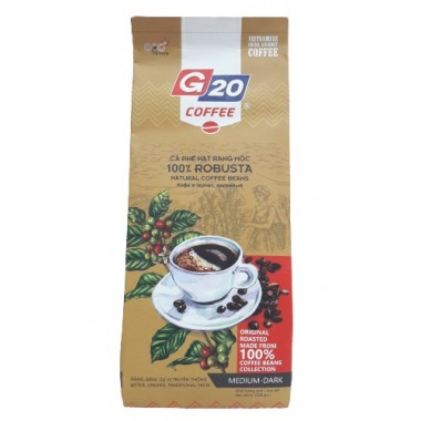 G20 Coffee кофе робуста (250 гр, зерно)