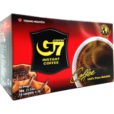 Растворимый кофе G7 "Pure black" 2 в 1 (Вьетнам)