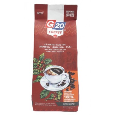 Арабика Робуста кофе G20 Coffee (зерно, 250 гр)