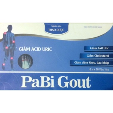 Препарат для лечения подагры и артоидов из Вьетнама (PABI GOUT)