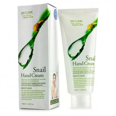 Увлажняющий крем для рук Snail Hand Cream от 3W Clinic (100 мл)