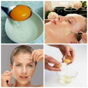 Маска с алоэ и яйцом