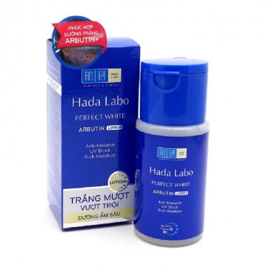 Отбеливающий лосьон Perfect White с арбутином Hada Labo (100 мл) 