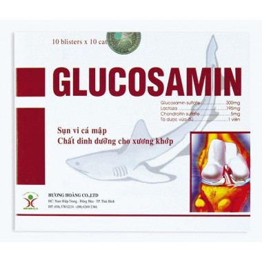 Глюкозамин из хряща акулы для лечения суставов (100 капсул)