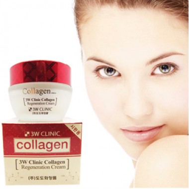 Подтягивающий крем  с коллагеном 3W CLINIC Collagen