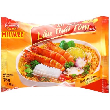 Тайская лапша Lau Thai Tom с креветочным соусом 75 г
